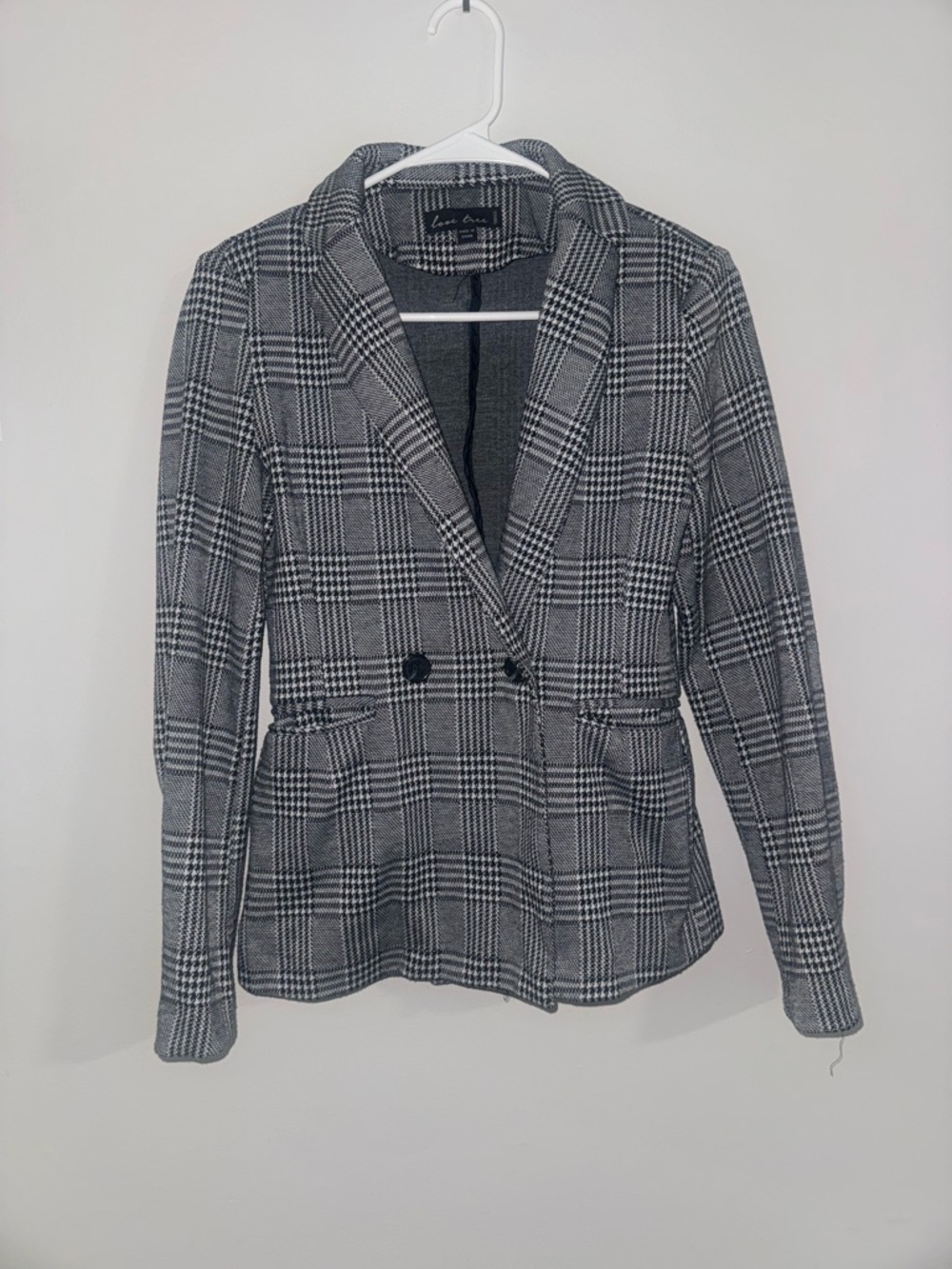Love Tree Women’s Plaid Blazer - Size Small -